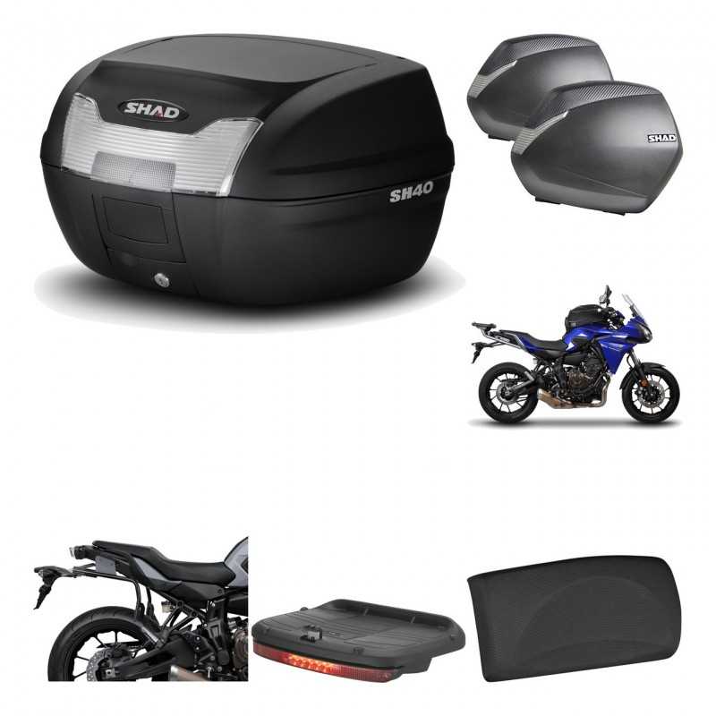 Lateral cases + back trunk + big top fitting + accessories + 3p hardware  SH40 S
