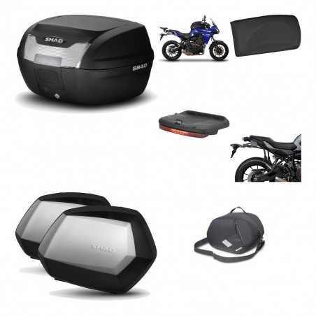 SHAD Maletas laterales + baul trasero herraje montaje accesorios 3p SH40 SH 40 2011 SC SH35 PREMIUM KIT-191555