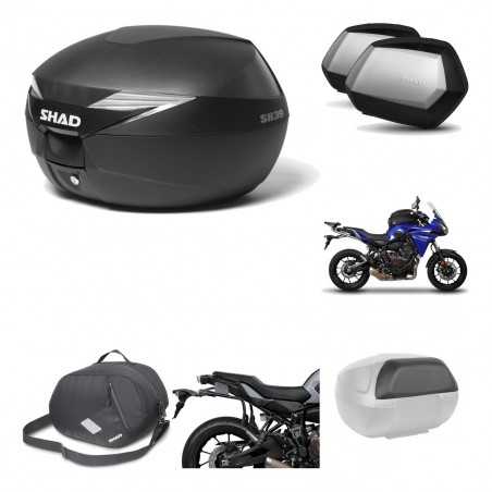 SHAD Maletas laterales + baul trasero herraje montaje accesorios 3p SH39 SH 39 SC SH35 PREMIUM KIT-191309
