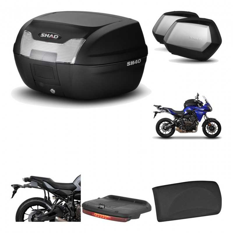 Lateral cases + back trunk + big top fitting + accessories + 3p hardware  SH40 S