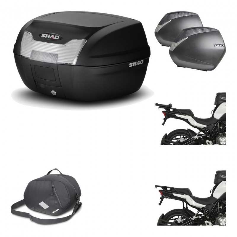 Lateral cases + back trunk + big top fitting + 3p hardware + internal bag  SH40 
