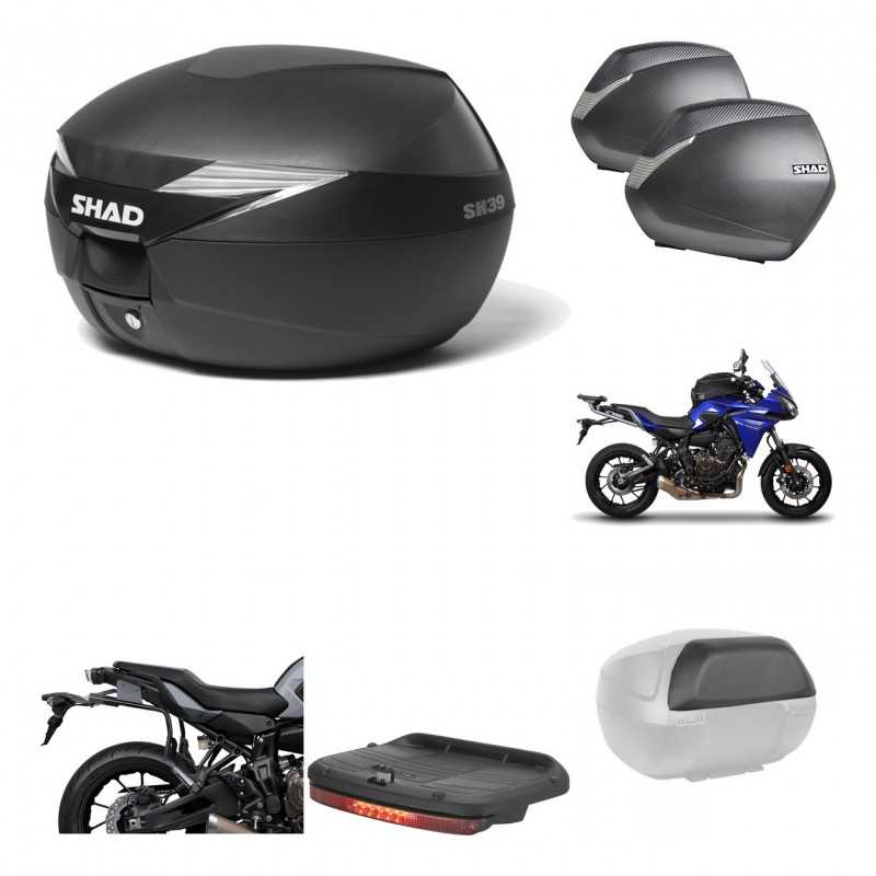 Lateral cases + back trunk + big top fitting + accessories + 3p hardware  SH39 S