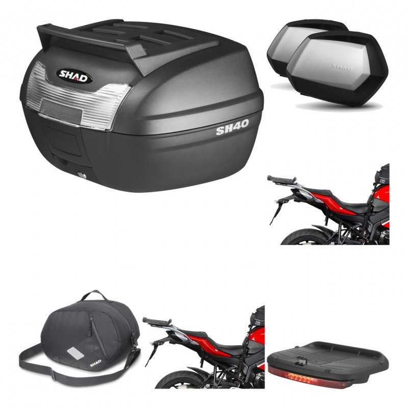 Lateral cases + back trunk + big top fitting + accessories + 3p hardware   SC SH