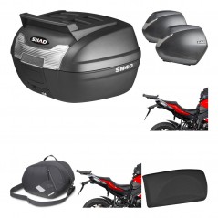 SHAD Maletas laterales + baul trasero herraje montaje accesorios 3p SH36 SH 36 KIT-191617
