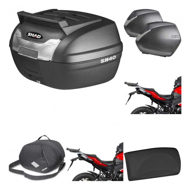 SHAD Maletas laterales + baul trasero herraje montaje accesorios 3p SH36 SH 36 KIT-191617