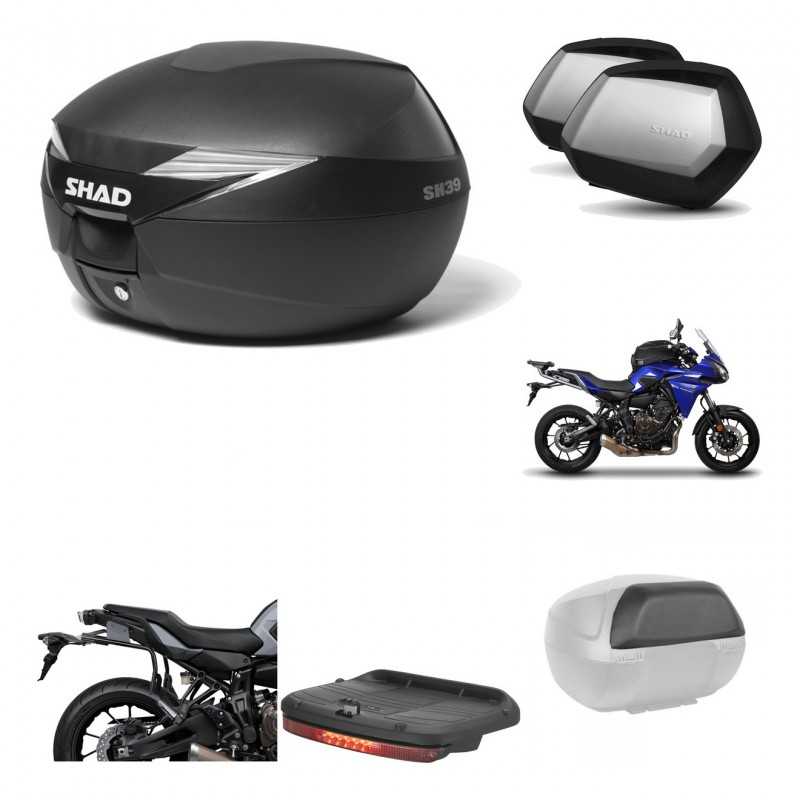 SHAD Maletas laterales + baul trasero herraje montaje accesorios 3p SH39 SH 39 SC SH35 PREMIUM KIT-191316