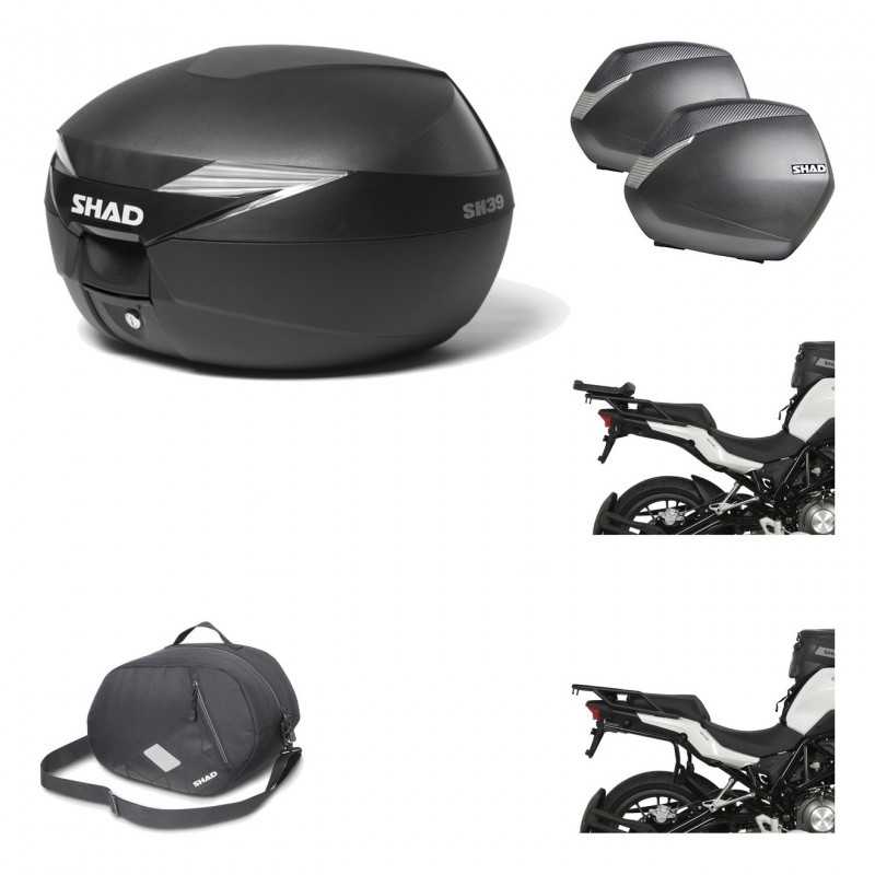 Lateral cases + back trunk + big top fitting + 3p hardware + internal bag  SH39 