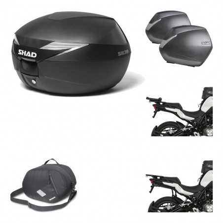 SHAD Maletas laterales + baul trasero herraje montaje 3p bolsa interna SH39 SH 39 SH36 36 KIT-191317