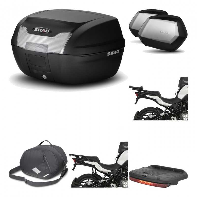 Lateral cases + back trunk + big top fitting + accessories + 3p hardware  SH40 S