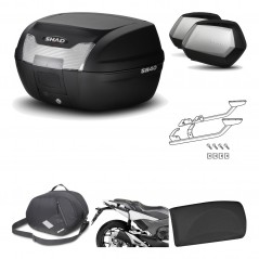 Lateral cases + back trunk + big top fitting + accessories + 3p hardware  SH40 S