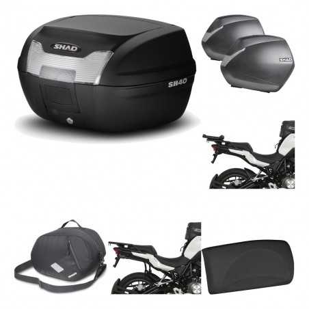 Lateral cases + back trunk + big top fitting + accessories + 3p hardware SH40 S