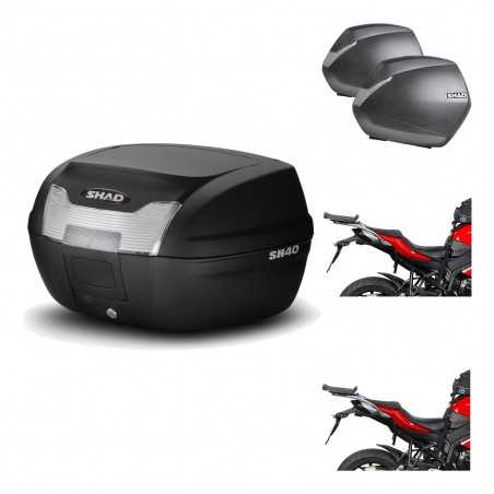 SHAD Maletas laterales + baul trasero herraje montaje 3p SH40 SH 40 2011 SH36 36 KIT-191366