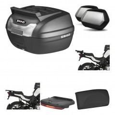 SHAD Maletas laterales + baul trasero herraje montaje accesorios 3p SC SH35 PREMIUM KIT-191820