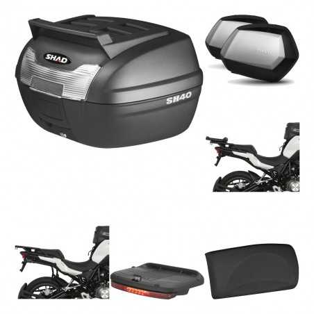 SHAD Maletas laterales + baul trasero herraje montaje accesorios 3p SC SH35 PREMIUM KIT-191820