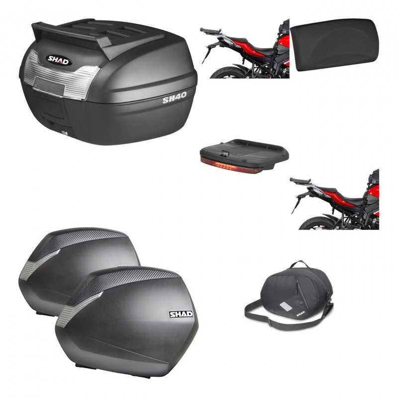 Lateral cases + back trunk + big top fitting + accessories + 3p hardware   SH36 