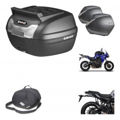 Lateral cases + back trunk + big top fitting + 3p hardware + internal bag   SH36