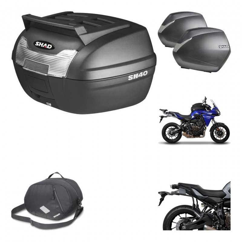 Lateral cases + back trunk + big top fitting + 3p hardware + internal bag   SH36