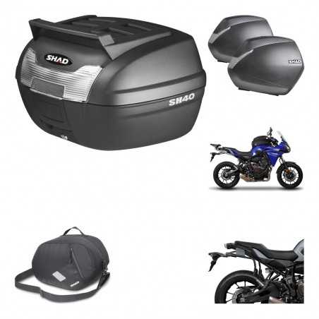SHAD Maletas laterales + baul trasero herraje montaje 3p bolsa interna SH36 SH 36 KIT-191773