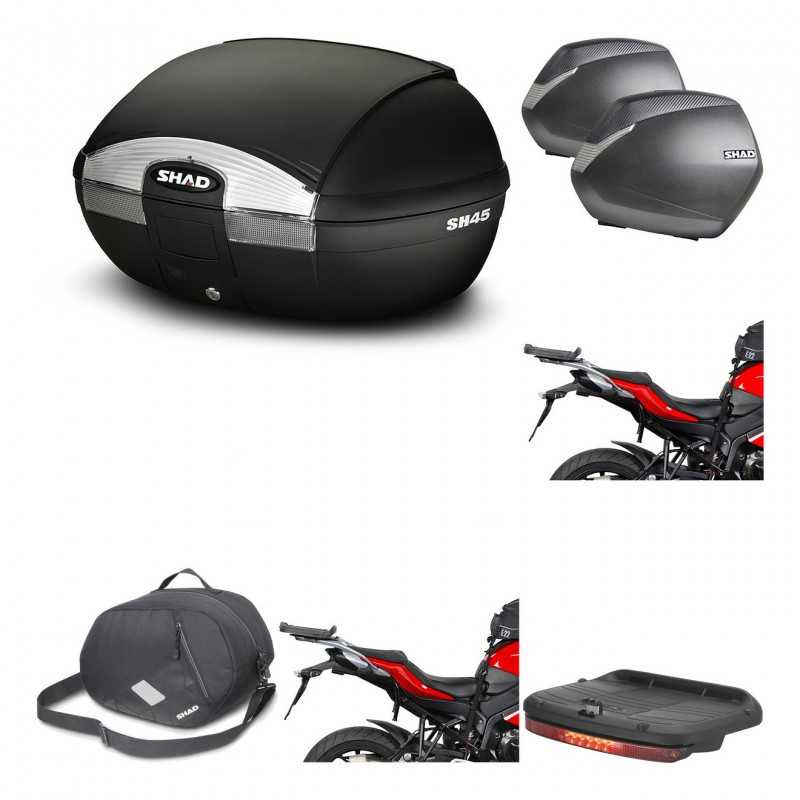 SHAD Maletas laterales + baul trasero herraje montaje accesorios 3p SH45 SH 45 SH36 36 KIT-191875