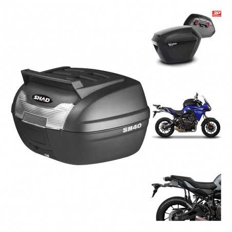SHAD Maletas laterales + baul trasero herraje montaje 3p SH23 KIT-191775