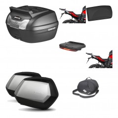 Lateral cases + back trunk + big top fitting + accessories + 3p hardware   SC SH