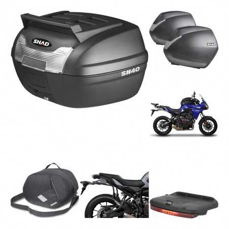 SHAD Maletas laterales + baul trasero herraje montaje accesorios 3p SH36 SH 36 KIT-191779