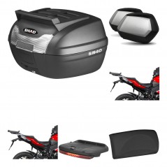 Lateral cases + back trunk + big top fitting + accessories + 3p hardware   SC SH