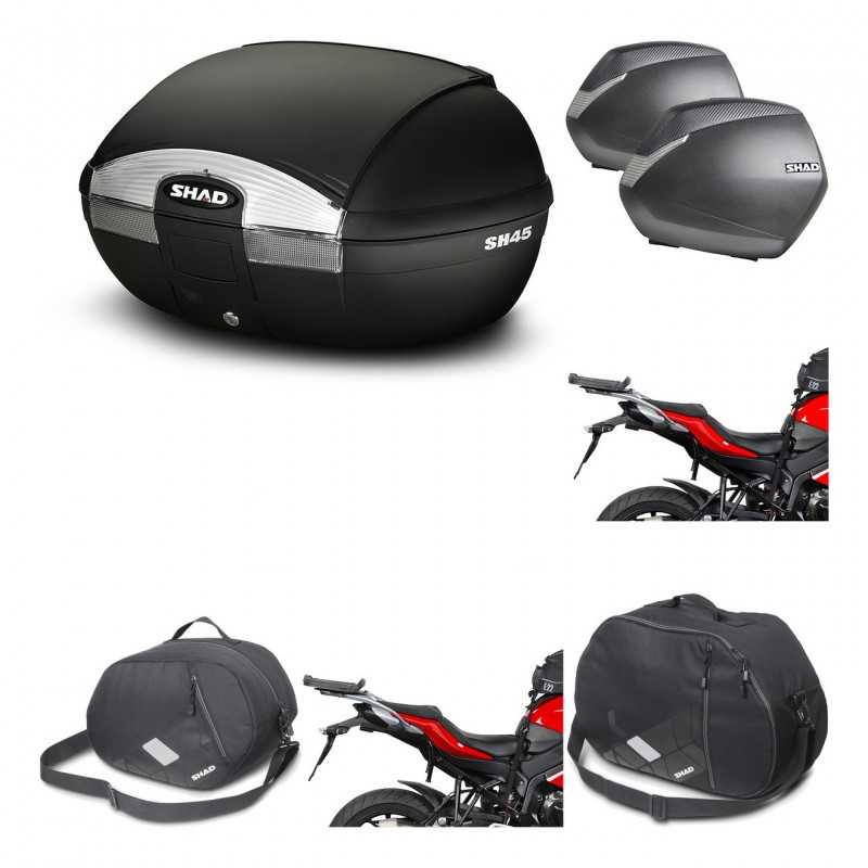 SHAD Maletas laterales + baul trasero herraje montaje accesorios 3p SH45 SH 45 SH36 36 KIT-191881
