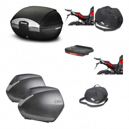 SHAD Maletas laterales + baul trasero herraje montaje accesorios 3p SH45 SH 45 SH36 36 KIT-191887
