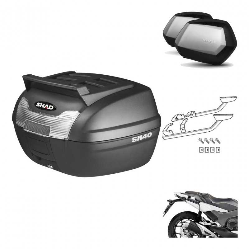 Lateral cases + back trunk + big top fitting + 3p hardware   SC SH35 PREMIUM
