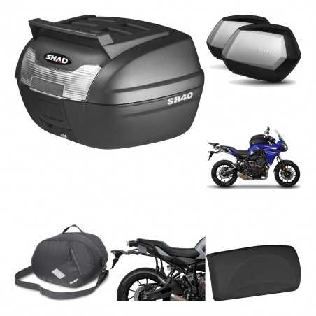 SHAD Maletas laterales + baul trasero herraje montaje accesorios 3p SC SH35 PREMIUM KIT-191789