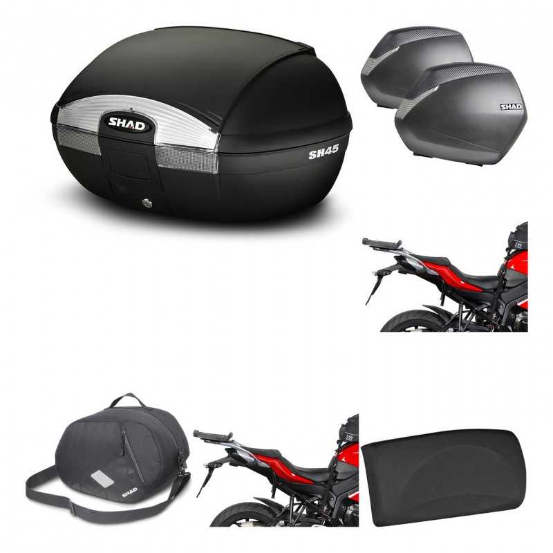 SHAD Maletas laterales + baul trasero herraje montaje accesorios 3p SH45 SH 45 SH36 36 KIT-191893