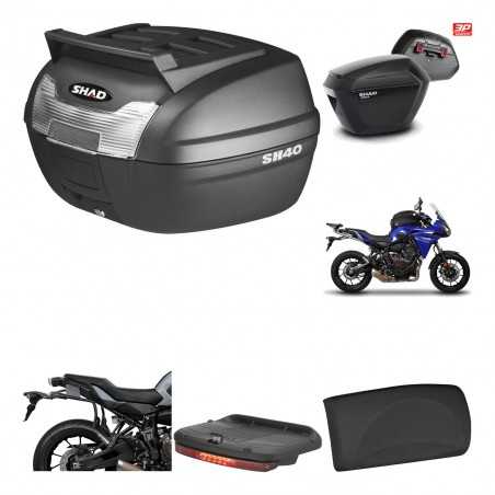 Lateral cases + back trunk + big top fitting + accessories + 3p hardware   SH23