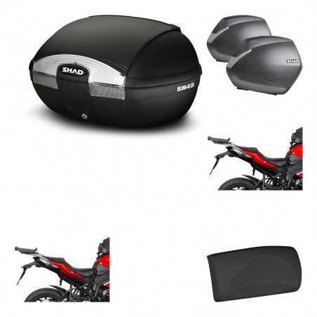 SHAD Maletas laterales + baul trasero herraje montaje respaldo de pasajero 3p SH45 SH 45 SH36 36 KIT-191894