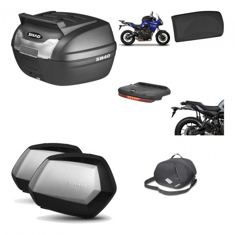 Lateral cases + back trunk + big top fitting + accessories + 3p hardware   SC SH