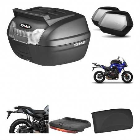 SHAD Maletas laterales + baul trasero herraje montaje accesorios 3p SC SH35 PREMIUM KIT-191796