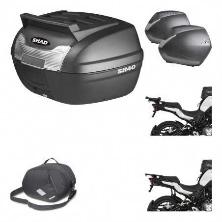 SHAD Maletas laterales + baul trasero herraje montaje 3p bolsa interna SH36 SH 36 KIT-191797