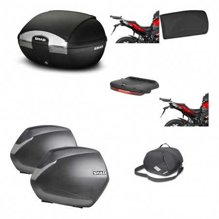 SHAD Maletas laterales + baul trasero herraje montaje accesorios 3p SH45 SH 45 SH36 36 KIT-191899