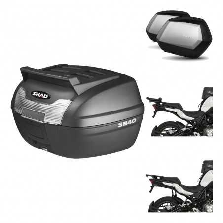 SHAD Maletas laterales + baul trasero herraje montaje 3p SC SH35 PREMIUM KIT-191802