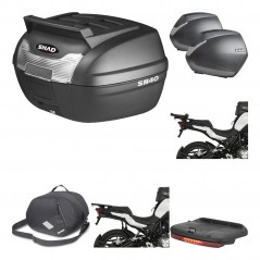SHAD Maletas laterales + baul trasero herraje montaje accesorios 3p SH36 SH 36 KIT-191803