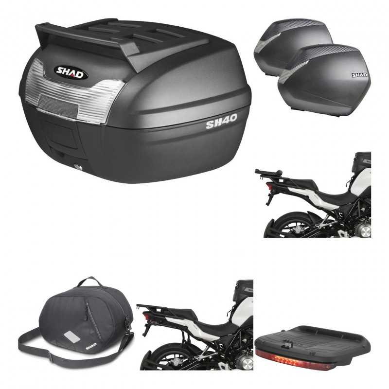 SHAD Maletas laterales + baul trasero herraje montaje accesorios 3p SH36 SH 36 KIT-191803