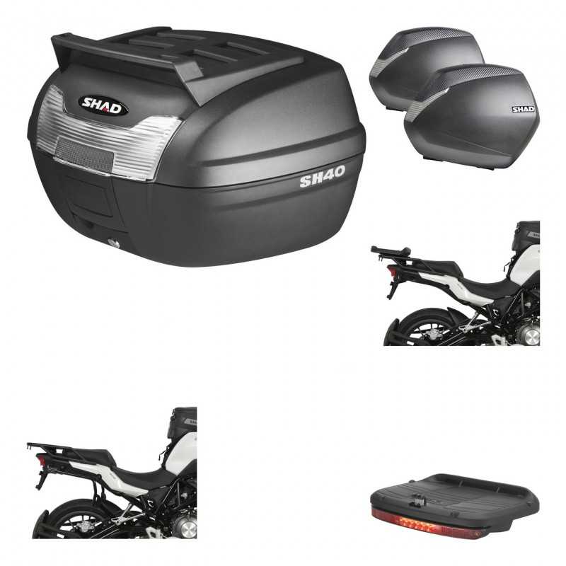 Lateral cases + back trunk + big top fitting + brake light + 3p hardware   SH36 