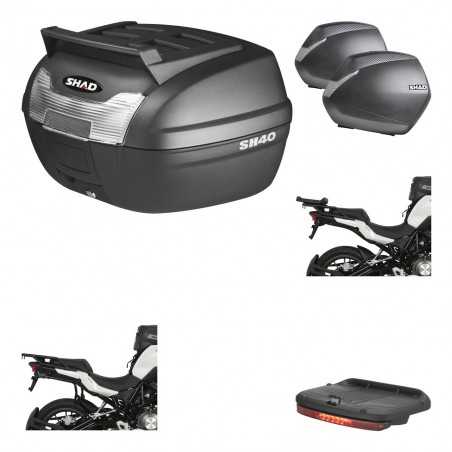 SHAD Maletas laterales + baul trasero herraje montaje luz de freno 3p SH36 SH 36 KIT-191804
