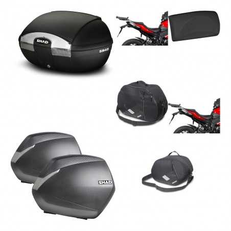 SHAD Maletas laterales + baul trasero herraje montaje accesorios 3p SH45 SH 45 SH36 36 KIT-191905