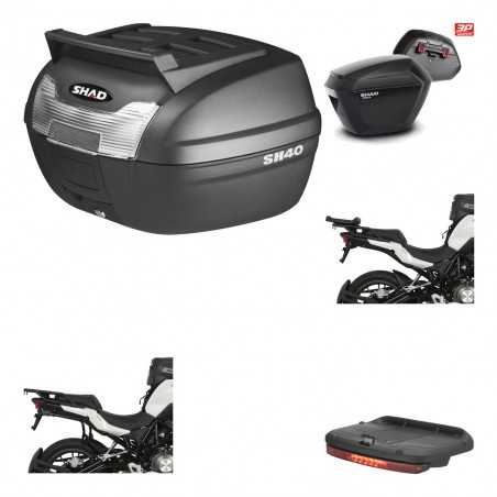 Lateral cases + back trunk + big top fitting + brake light + 3p hardware SH23