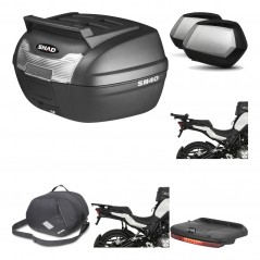 SHAD Maletas laterales + baul trasero herraje montaje accesorios 3p SC SH35 PREMIUM KIT-191807