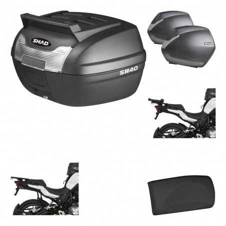 SHAD Maletas laterales + baul trasero herraje montaje respaldo de pasajero 3p SH36 SH 36 KIT-191810