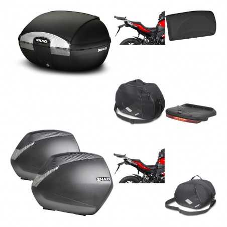 SHAD Maletas laterales + baul trasero herraje montaje accesorios 3p SH45 SH 45 SH36 36 KIT-191911