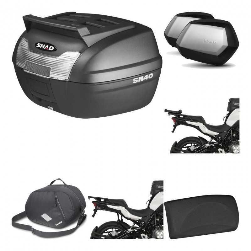 Lateral cases + back trunk + big top fitting + accessories + 3p hardware   SC SH