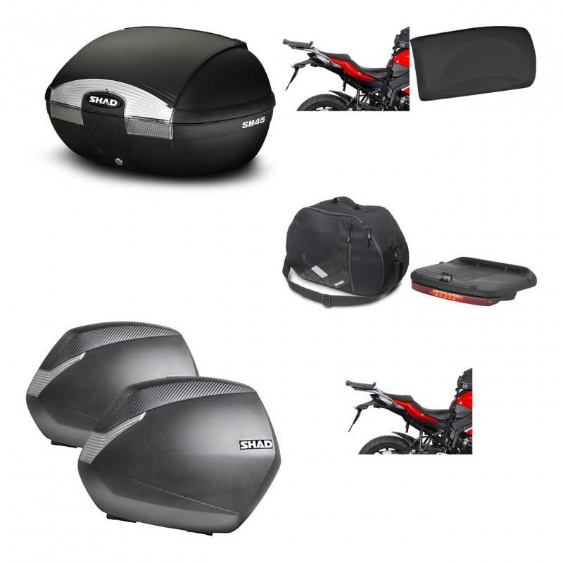 Lateral cases + back trunk + big top fitting + accessories + 3p hardware  SH45 S